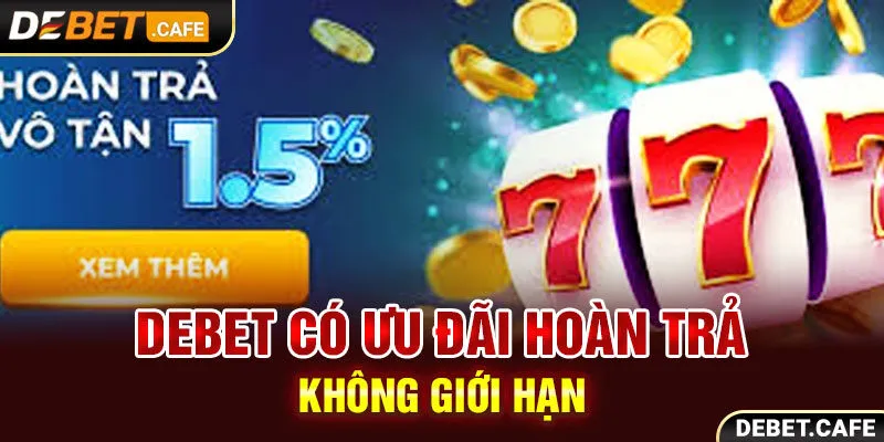 Debet có ưu đãi hoàn trả không giới hạn