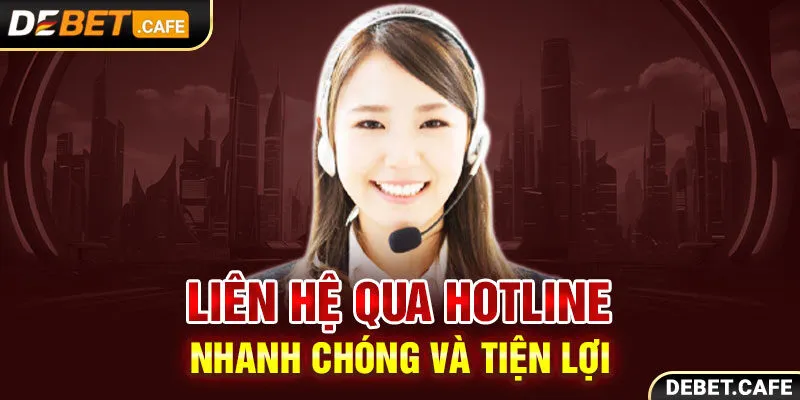 Liên hệ qua hotline nhanh chóng và tiện lợi